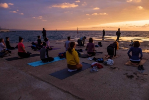 Barcelona: zonsopgangyoga aan zee & ochtendduik