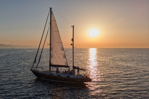 Barcelona: Sunset and Midday Sailing on a Classic Ketch Boat