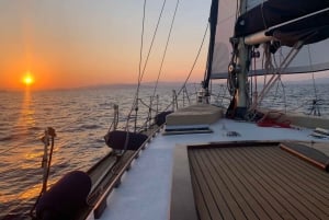 Barcelona: Sunset and Midday Sailing on a Classic Ketch Boat