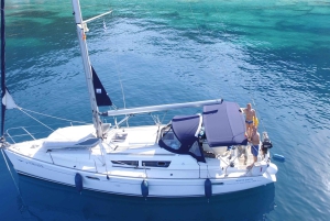 Barcelona: Båttur i solnedgang med cava og snacks