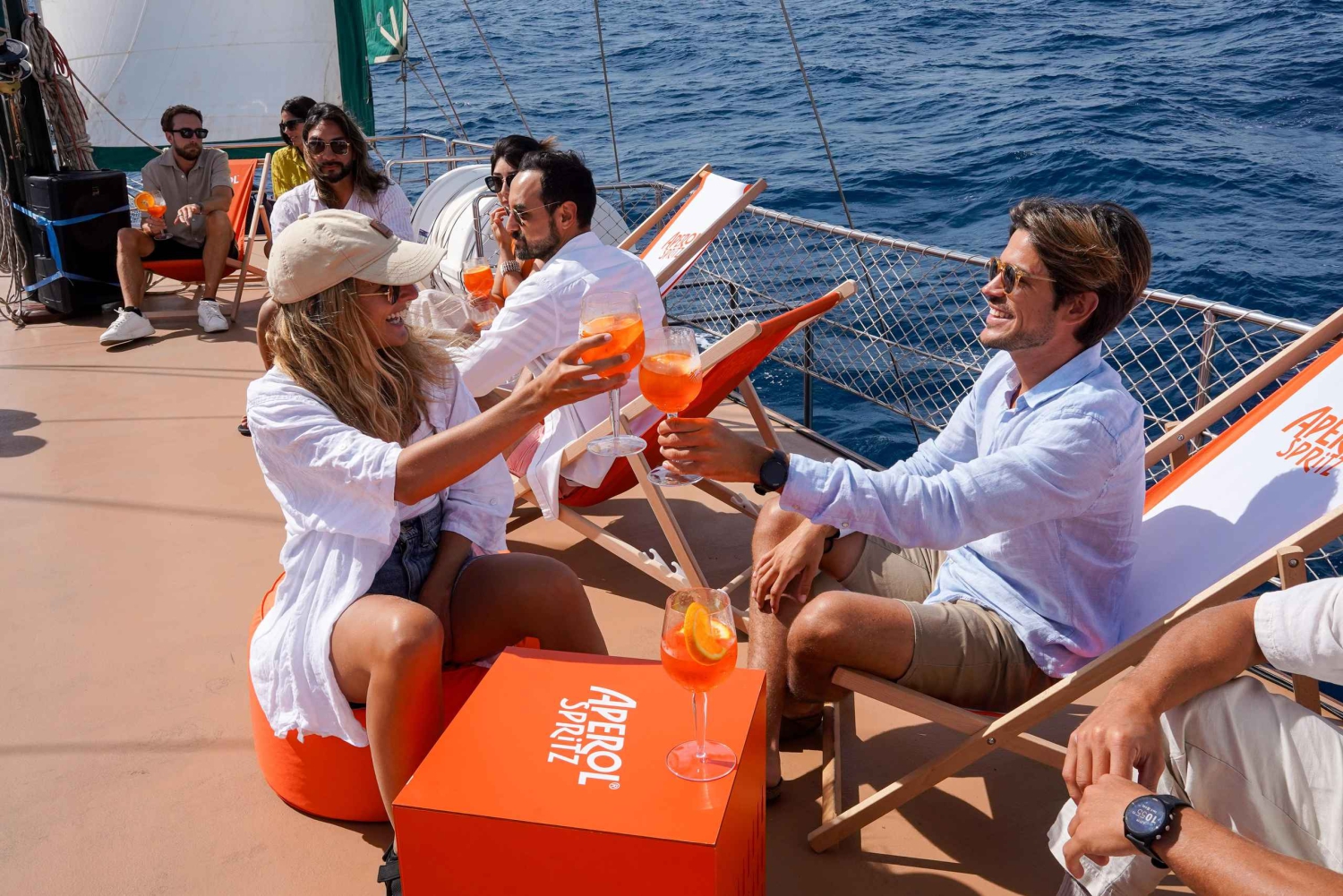 Barcelona: Sunset Cruise with Live Music by Aperol