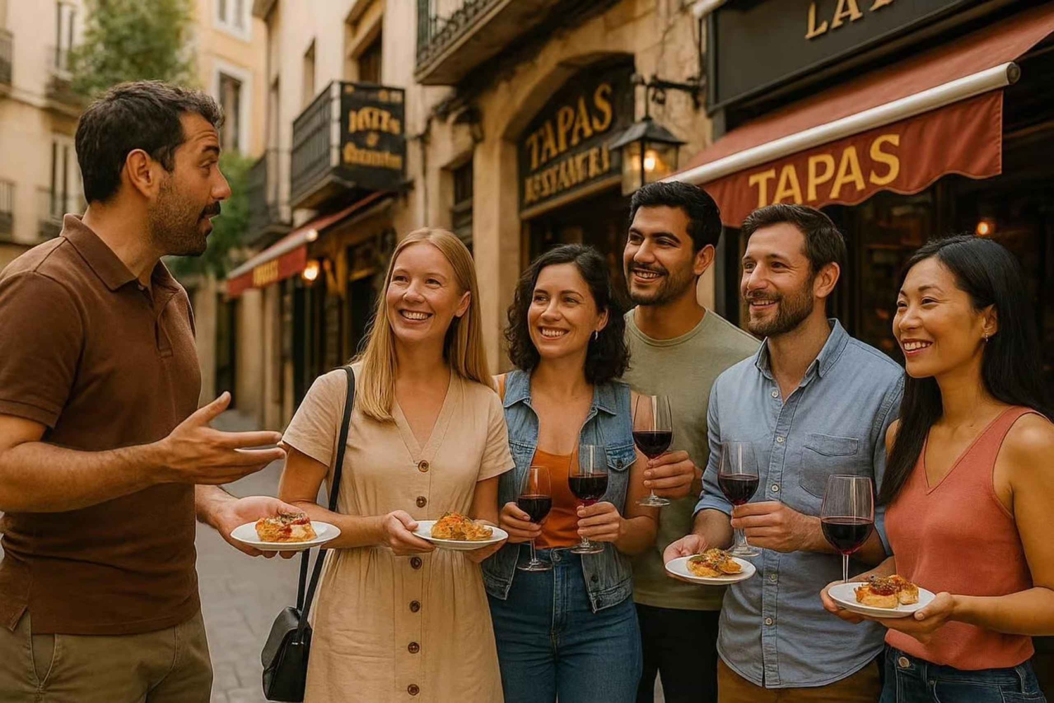 Барселона: тур «Закат с тапас» + вид на бункеры (Barc360°)