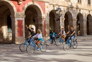 Passeio de bicicleta de 3 horas pelas tapas de Barcelona