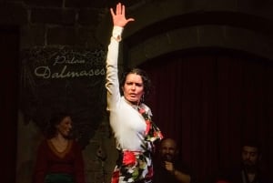 Barcelona: Tapas och vin med flamencoshow i gamla stan