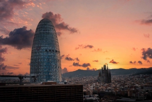 Barcelona: Mirador torre Glòries Spring køen over-billet