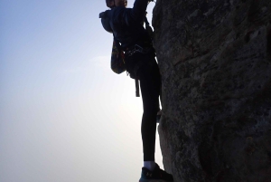 Barcelona, Spanien Via Ferrata Baumes Corcades i Centelles