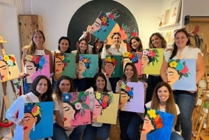 Barcelona: ¡Vino y arte! Vino ilimitado y artistas locales