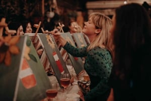 Barcelona: ¡Vino y arte! Vino ilimitado y artistas locales