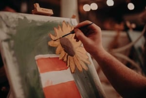 Barcelona: ¡Vino y arte! Vino ilimitado y artistas locales