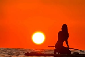 Plage de la Barceloneta : lever de soleil paddle surfboard+photos+petit déjeuner