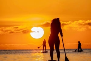 Plage de la Barceloneta : lever de soleil paddle surfboard+photos+petit déjeuner