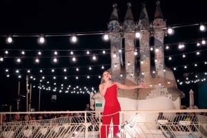 Visita noturna à Casa Batlló com música ao vivo no terraço