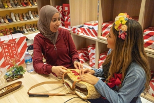 Gestalte und bastle eine Raffia-Tasche in Barcelona