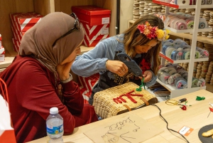 Gestalte und bastle eine Raffia-Tasche in Barcelona