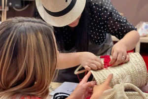 Gestalte und bastle eine Raffia-Tasche in Barcelona