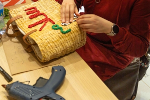 Gestalte und bastle eine Raffia-Tasche in Barcelona