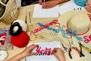 Gestalte und bastle eine Raffia-Tasche in Barcelona