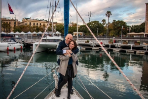 Barcelona Sailing Tour Drinks, snacks Swim & Stunning Views