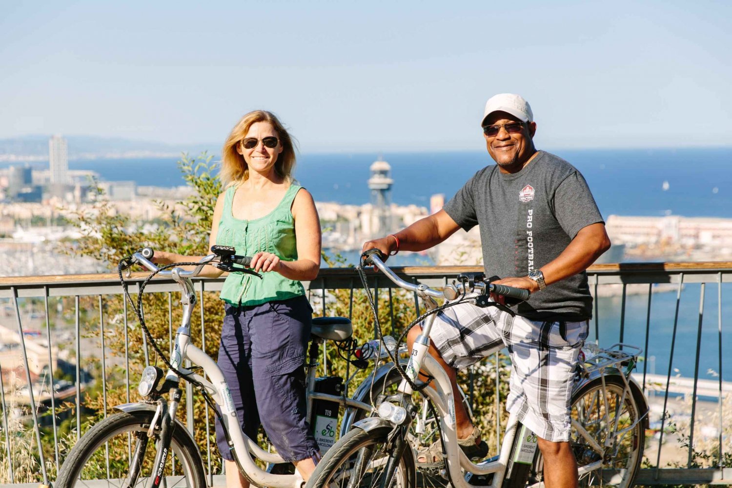 Electric Bike Tour of Montjuic and Barcelona