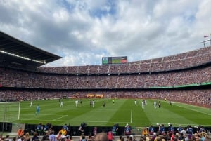 Barcelona: FC Barcelona Game with Fan Seats and Local Host