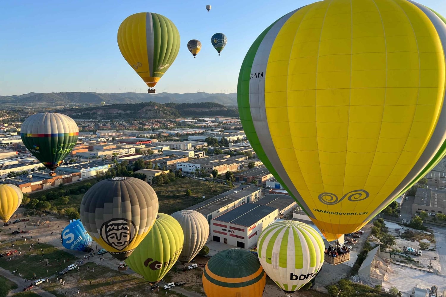 Festival Europeo de Globos Aerostáticos: Paseo en globo aerostático