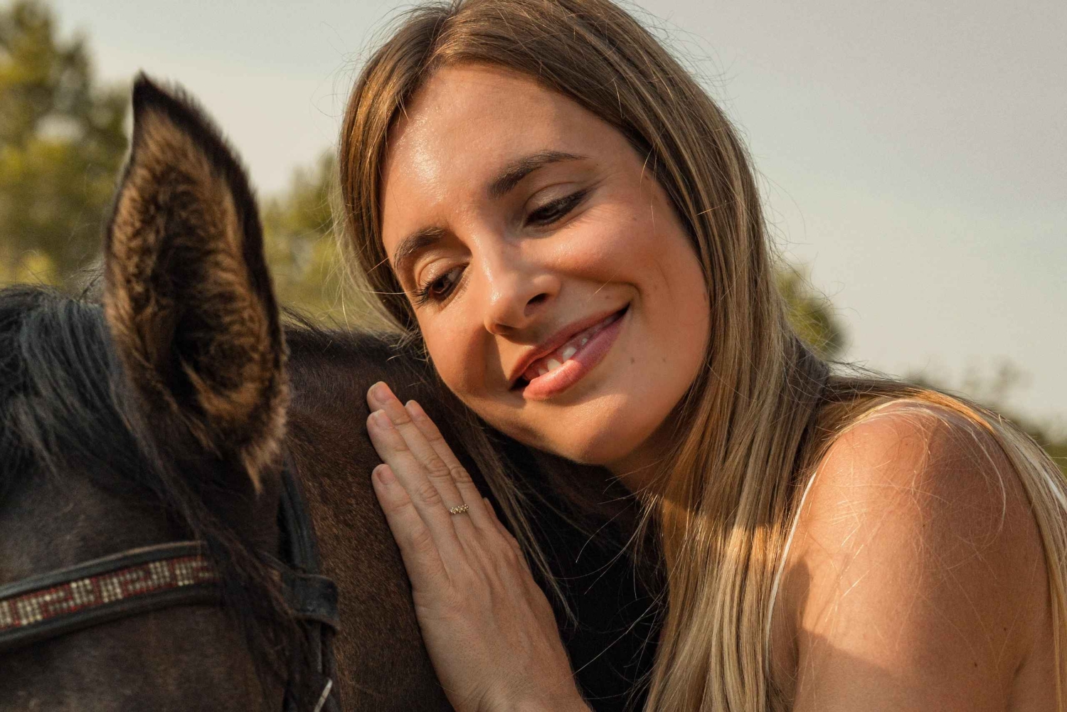 Форментера: частная прогулка на лошадях с трансфером от пляжа