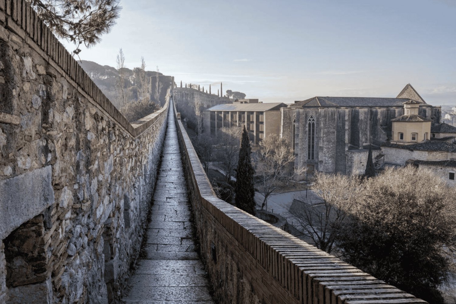 From Barcelona: Girona, Calella & Medieval Village Day Trip
