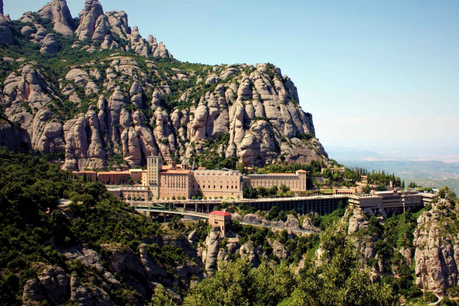 Från Barcelona: Halvdagsutflykt till Montserrat-berget