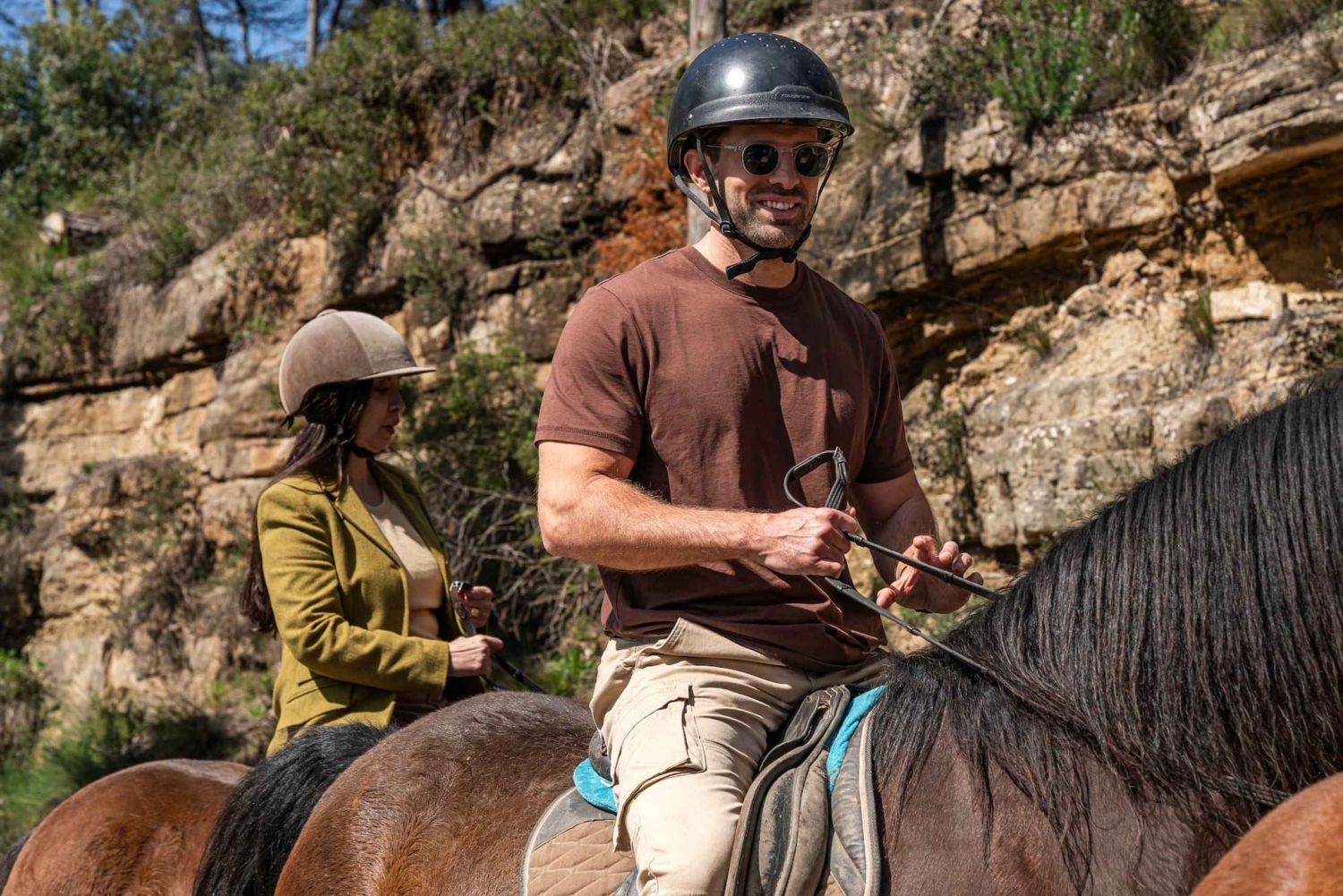 Desde Barcelona: Excursión a caballo por el Parque Nacional de Montserrat