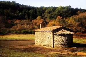 Da Barcellona: Villaggi medievali e tour a piedi dei vulcani
