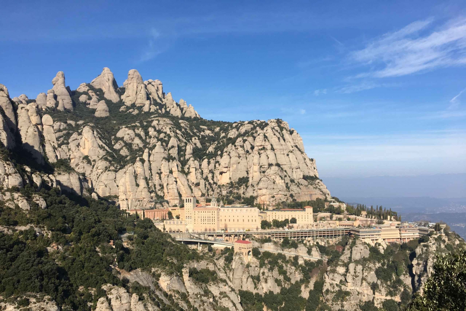 Fra Barcelona: Montserrat bjergvandring og klostertur