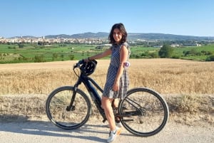 From Barcelona: Penedès E-Bike Tour with 2 Winery Visits