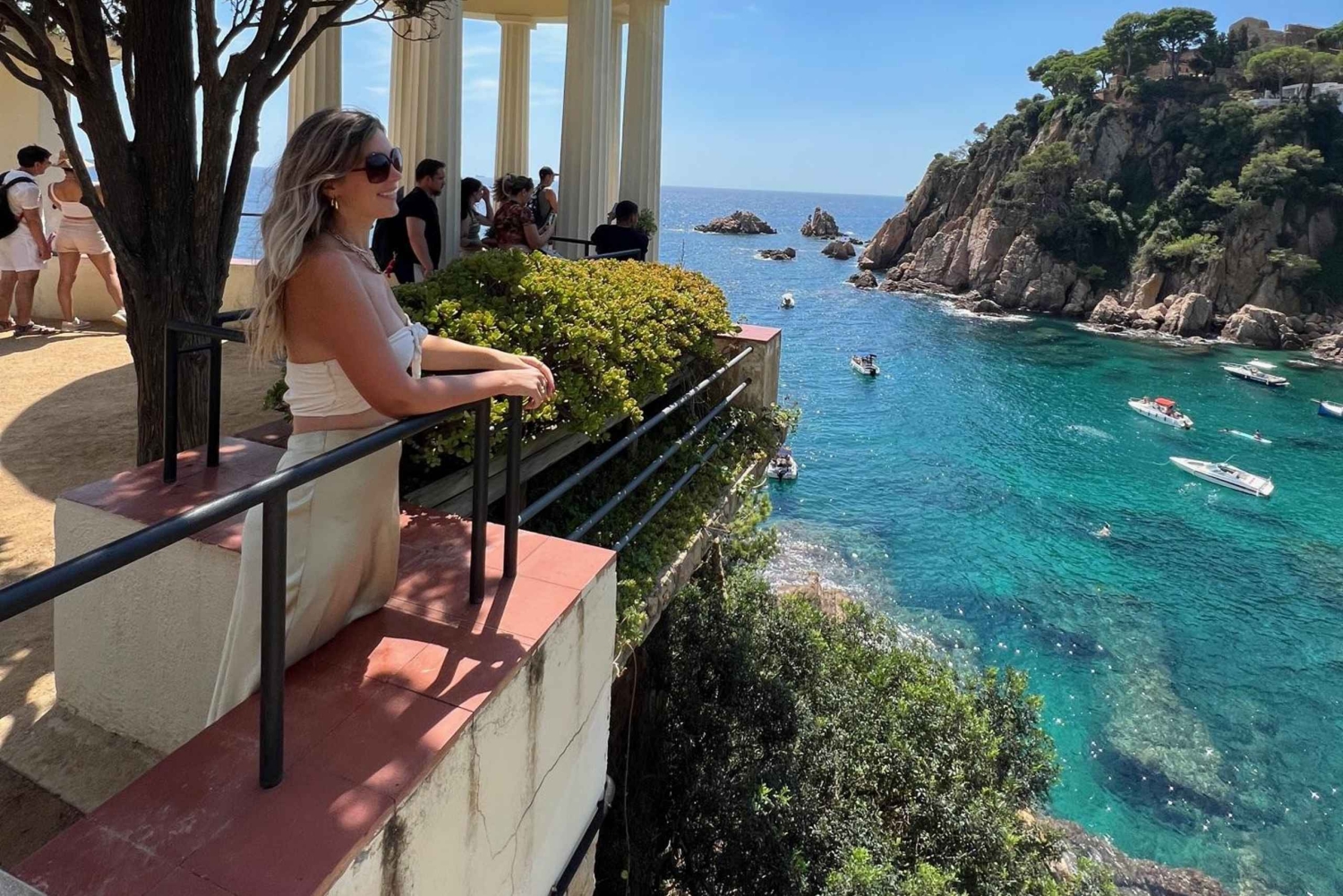 Från Barcelona: Privat solnedgångstur i Blanes Marimurtra-trädgården