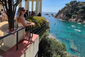 Från Barcelona: Privat solnedgångstur i Blanes Marimurtra-trädgården