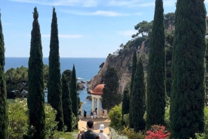 Från Barcelona: Privat solnedgångstur i Blanes Marimurtra-trädgården