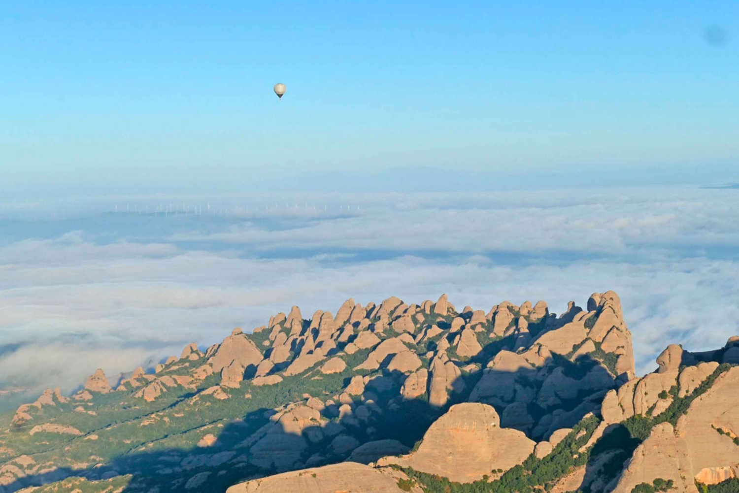From Barcelona: Small Group Montserrat Hot-Air Balloon Ride