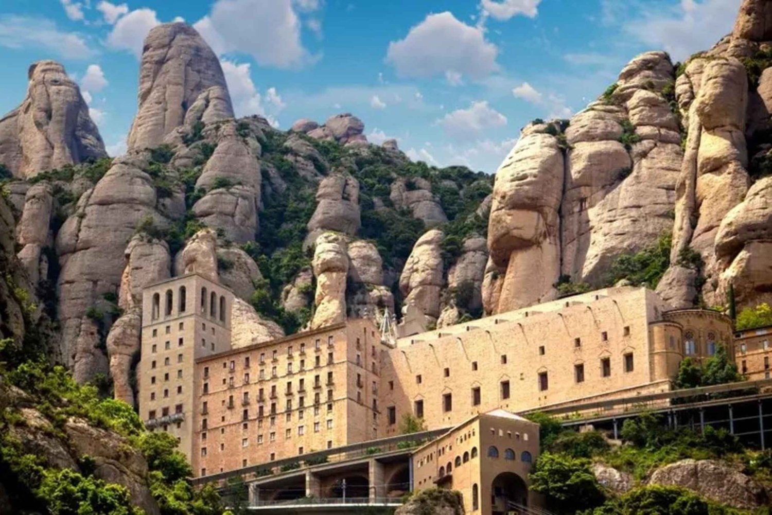From Barcelona to Montserrat, Codorniu Wineries, and Sitges