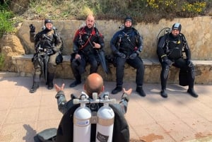 Da Barcellona: immersioni subacquee a Tossa de Mar e pasto di 3 portate