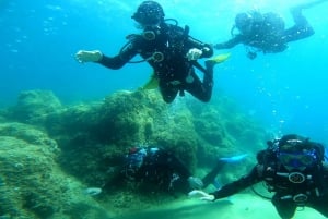 Da Barcellona: immersioni subacquee a Tossa de Mar e pasto di 3 portate