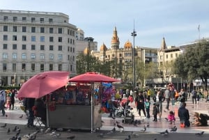 Från Salou: Heldags panoramatur i Barcelona med ledig tid