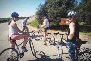 From Sitges: Cycling Tour with Winery visit and Tasting