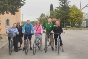 From Sitges: Cycling Tour with Winery visit and Tasting