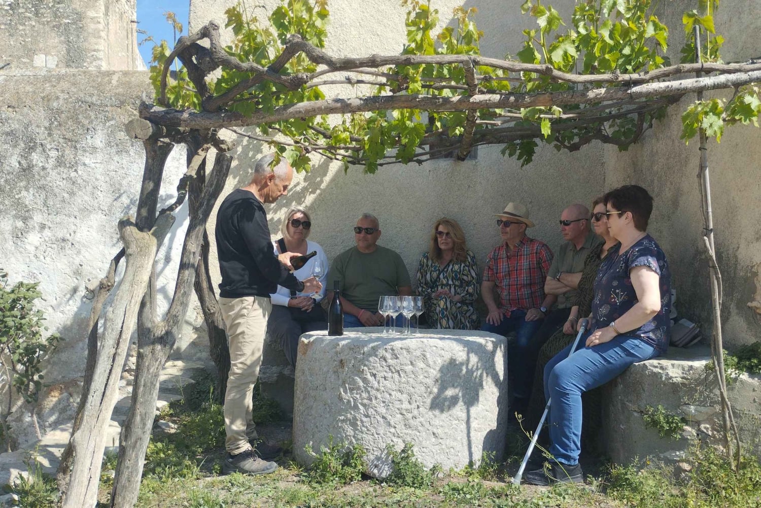 From Sitges: Wine Tasting at 2 Wineries with Hotel Pickup