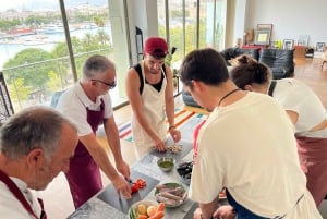 Barcelona: Rooftop Tapas and Sangria class with the Chef