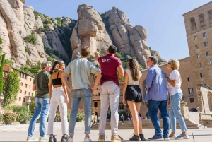 Barcelona: Montserrat dagsutflykt med lunch och vinprovning