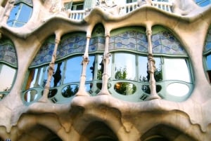 Barcelona: Privétour van Gaudí's Park Güell en Casa Batlló