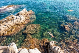 From Barcelona: Girona & Costa Brava Trip with Swimming Stop