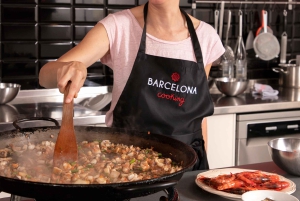 Halvdags spansk matlagingskurs og omvisning på Boqueria-markedet