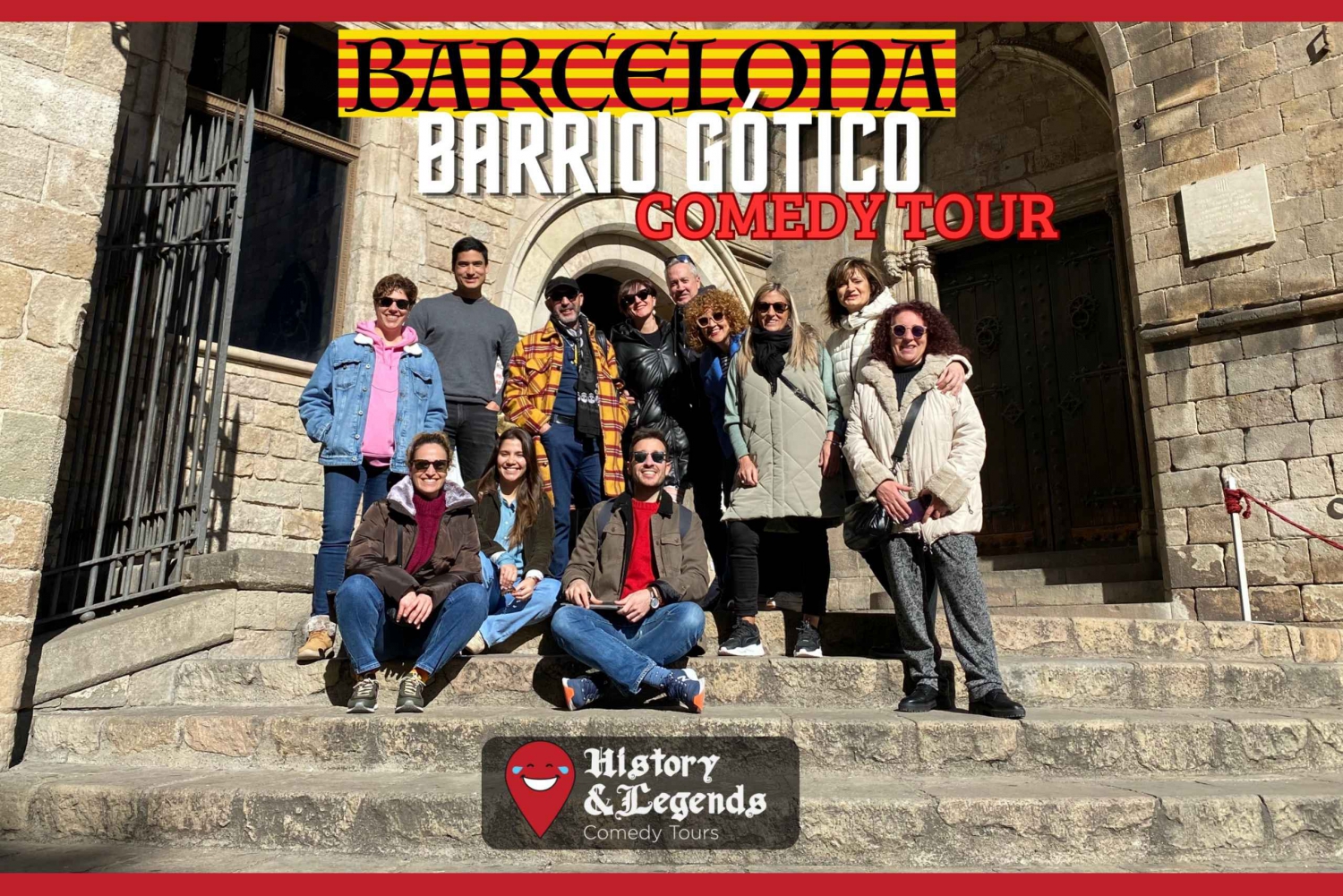 Tour de Comedia de Historia y Leyendas: Barrio Gótico de Barcelona