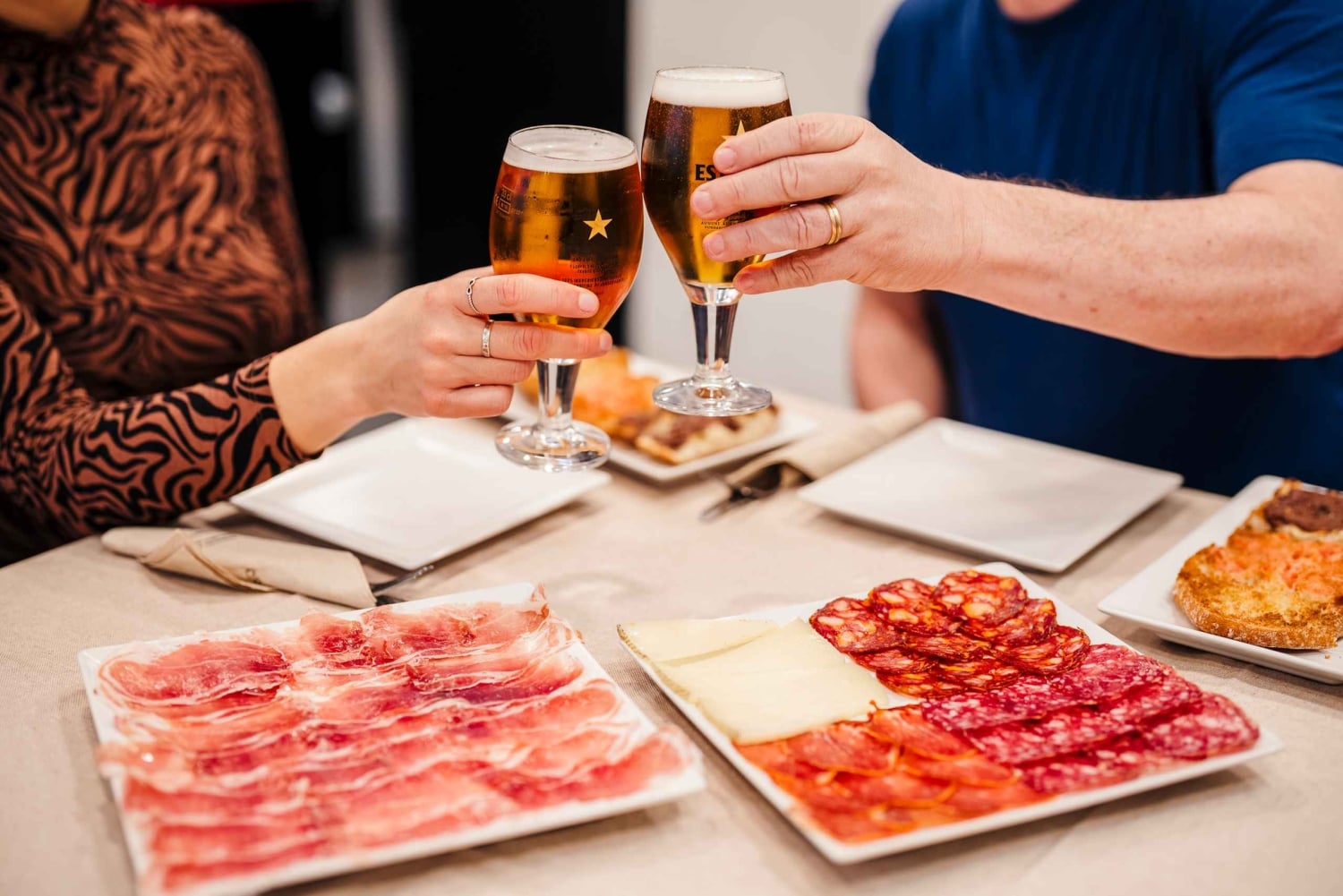 Degustazione di Jamón Iberico con Cava Sagrada Familia